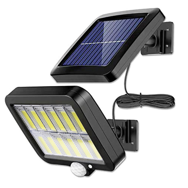 160COB split sensor solar lamp, remote control wall lamp, eight-grid and ten-grid solar wall lamp, human body sensor wall lamp, household solar garden lamp, waterproof fence lighting street lamp