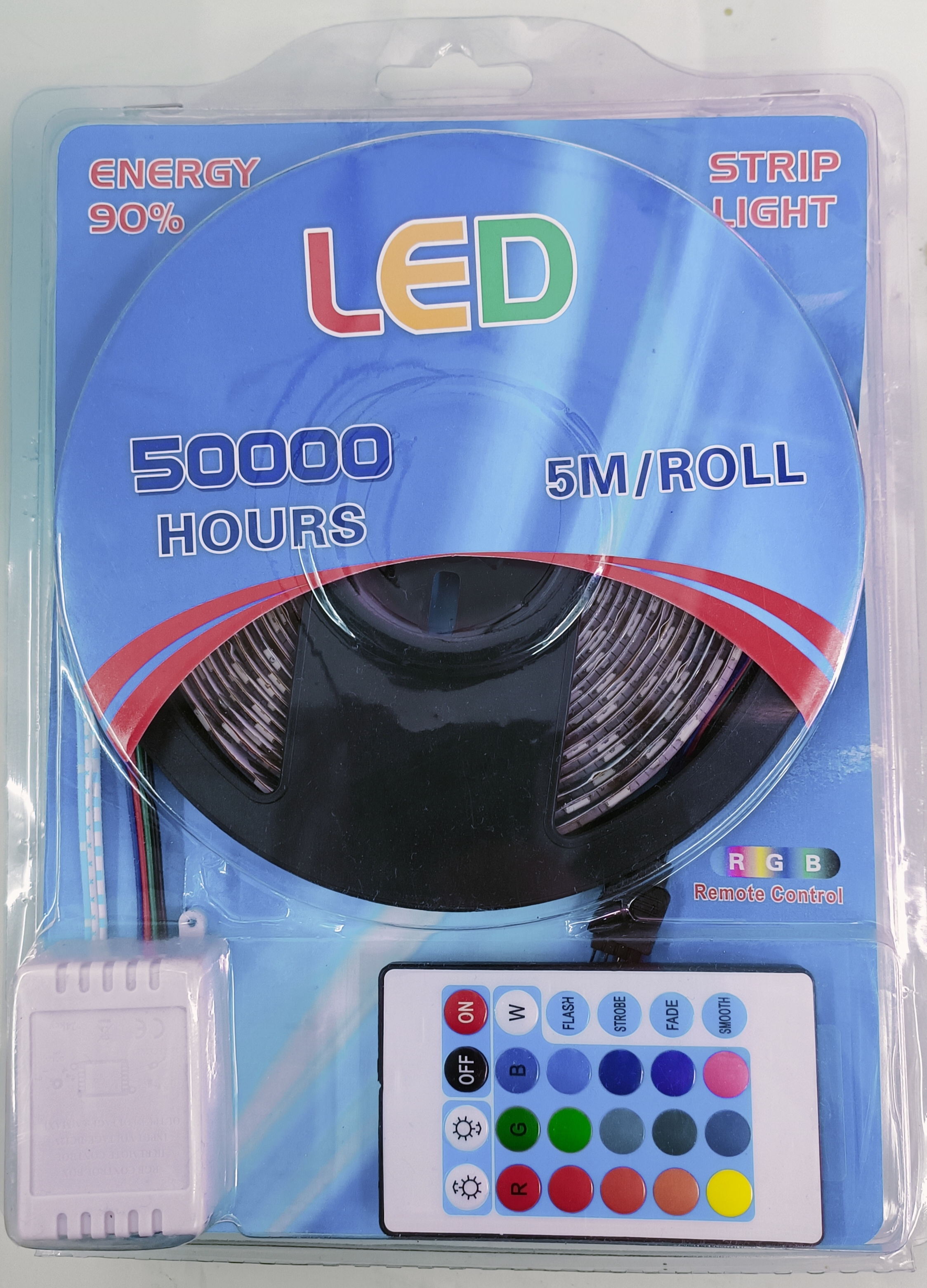 Standard set of 12V 5050RGB color soft light strips for indoor and outdoor festival decoration pic 1
