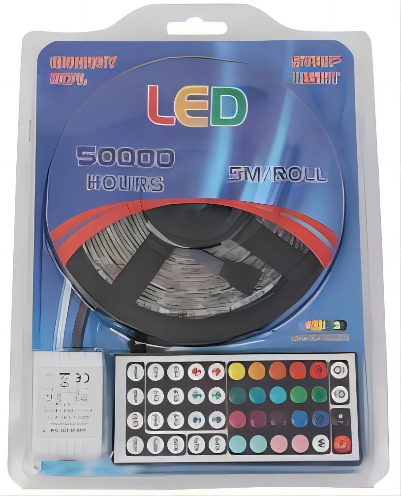 Standard set of 12V 5050RGB color soft light strips for indoor and outdoor festival decoration pic 2