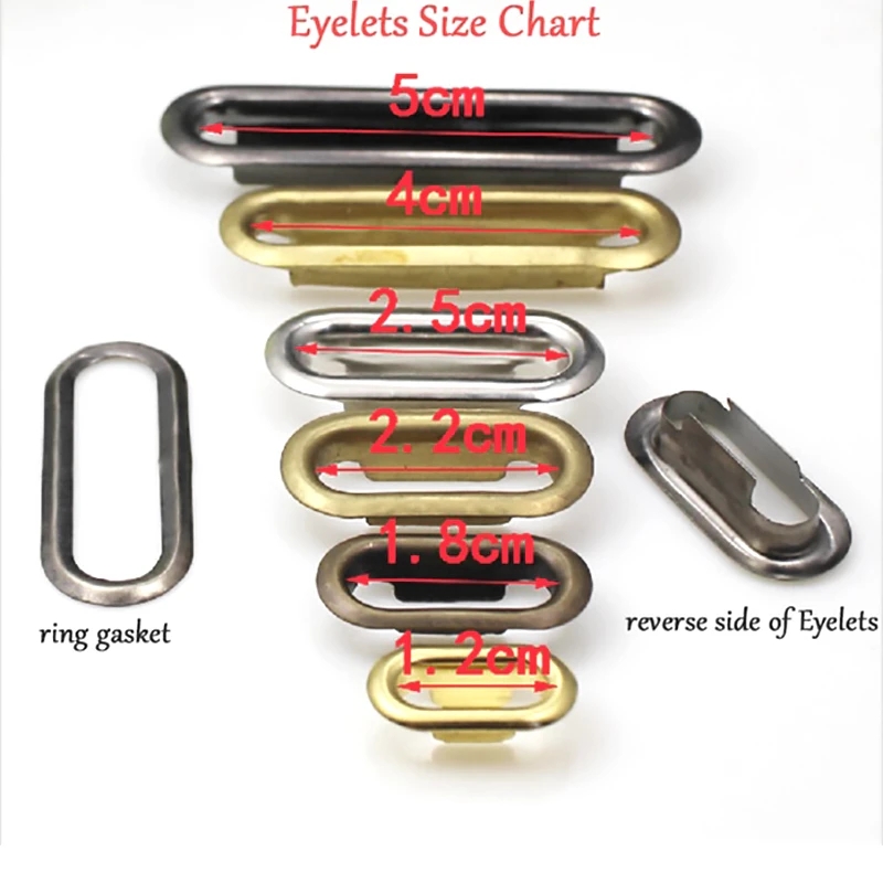 16/18/20/22/25/28/30/35/40/50mm椭圆形鸡眼扣安装工具长方形气眼扣模具空心蛋形槽扣手压机器模详情3