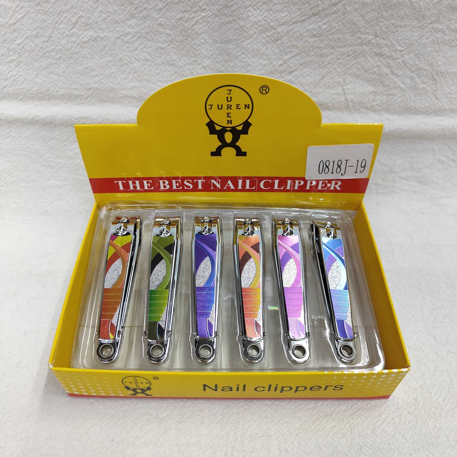 Giant 0818J-19# Silver nail clippers with Nail file Nail tools Nail clippers 26414 Sendre Makeup tools thumbnail
