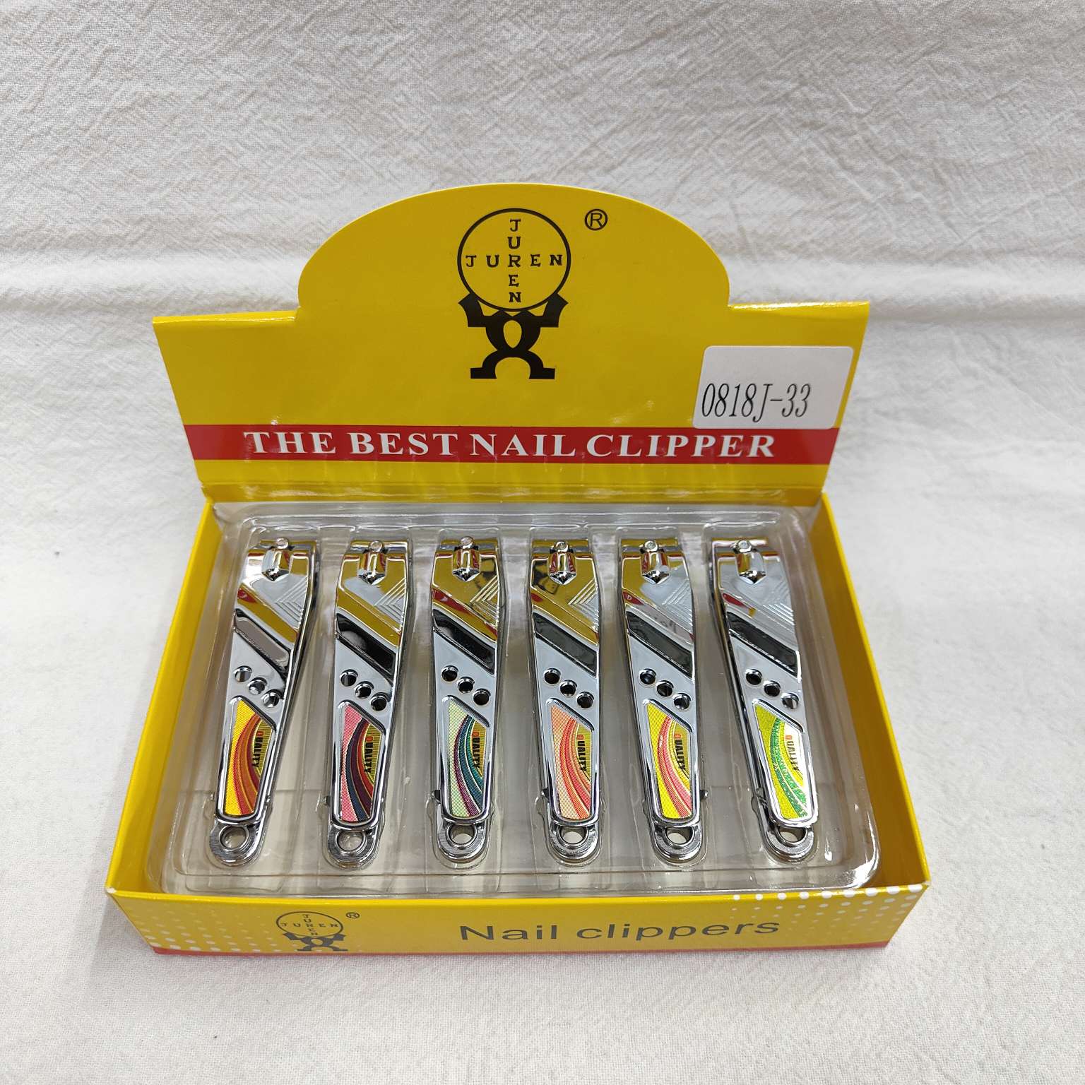 Giant 0818J-33# Silver nail clippers with Nail file Ear digging Nail tools Nail clippers 26414 Xandria Makeup tools thumbnail