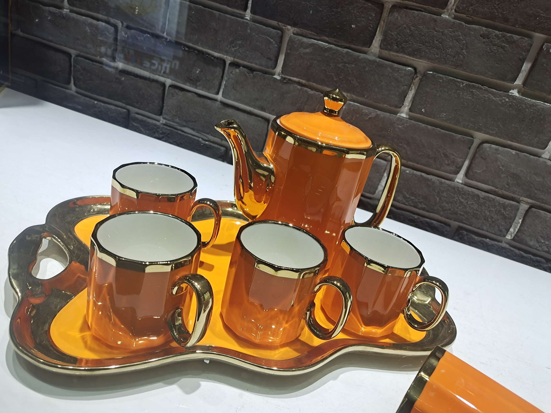 Jingdezhen Ceramic Water Set 1 Pot 6 Cups 1 Tray Water Set Cold Kettle undefined