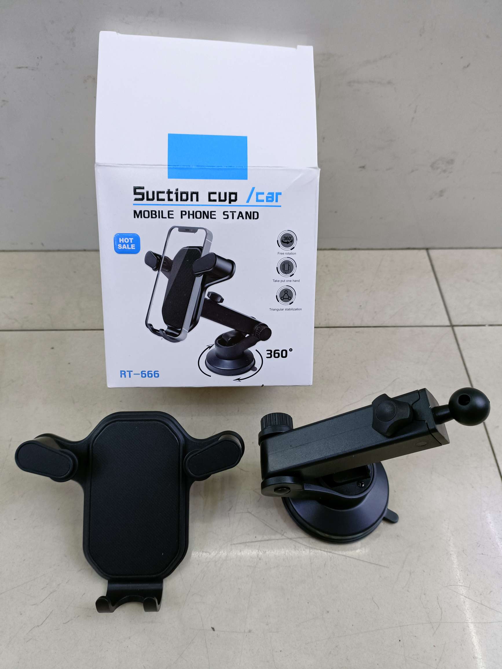 Suction cup stretching phone stand Car stand