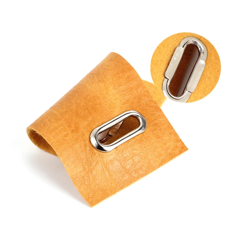 16/18/20/22/25/28/30/35/40/50mm手敲椭圆形鸡眼扣安装工具长方形气眼扣空心蛋形槽扣手压机器模详情5