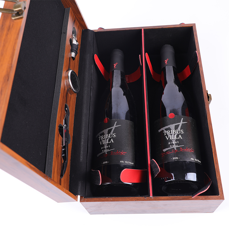 黑比诺干红葡萄酒750ml加赠满堂红皮木礼盒 单支装详情4