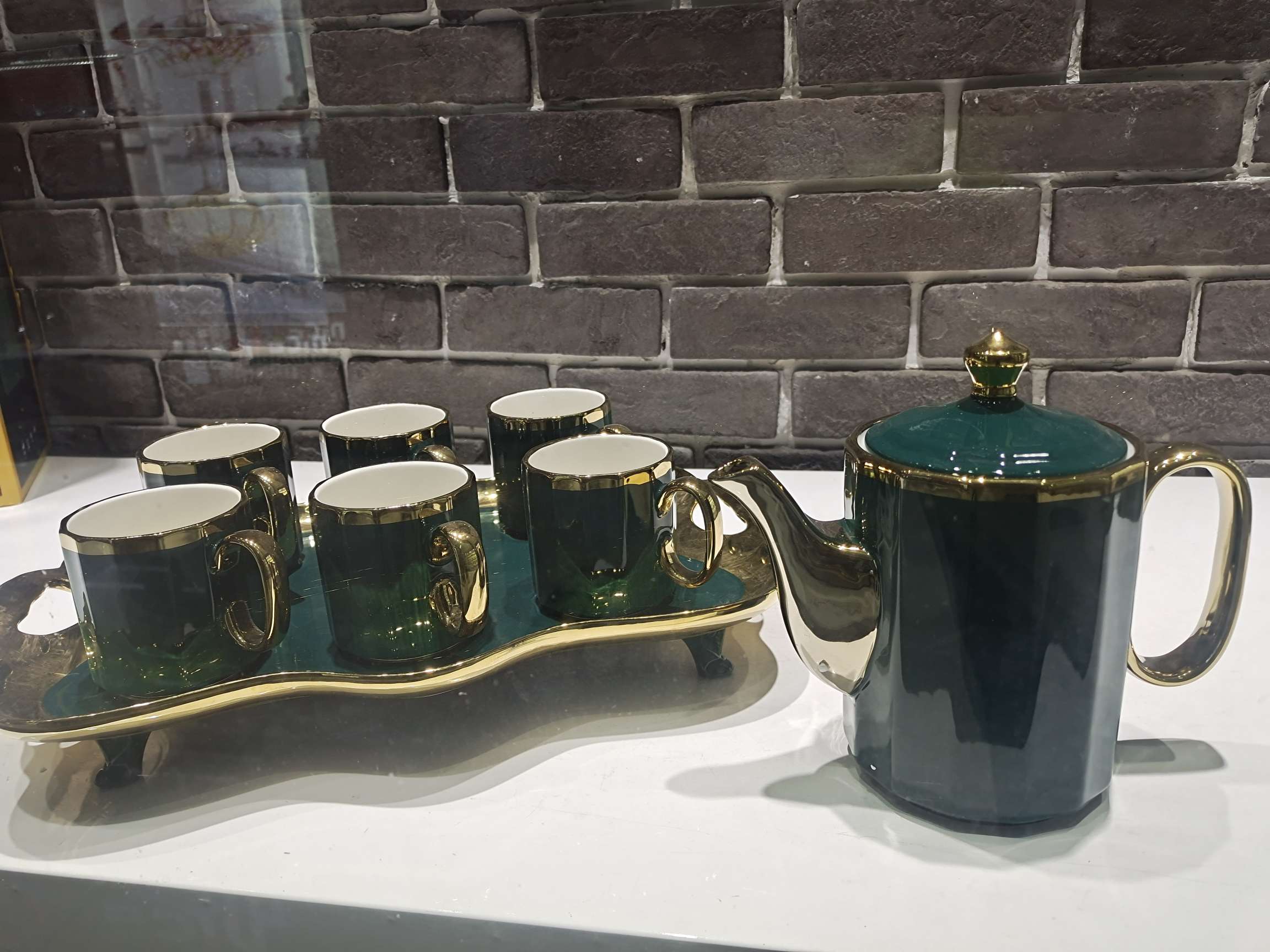 Jingdezhen Ceramic Water Set 1 Pot 6 Cups 1 Tray Water Set Cold Kettle undefined