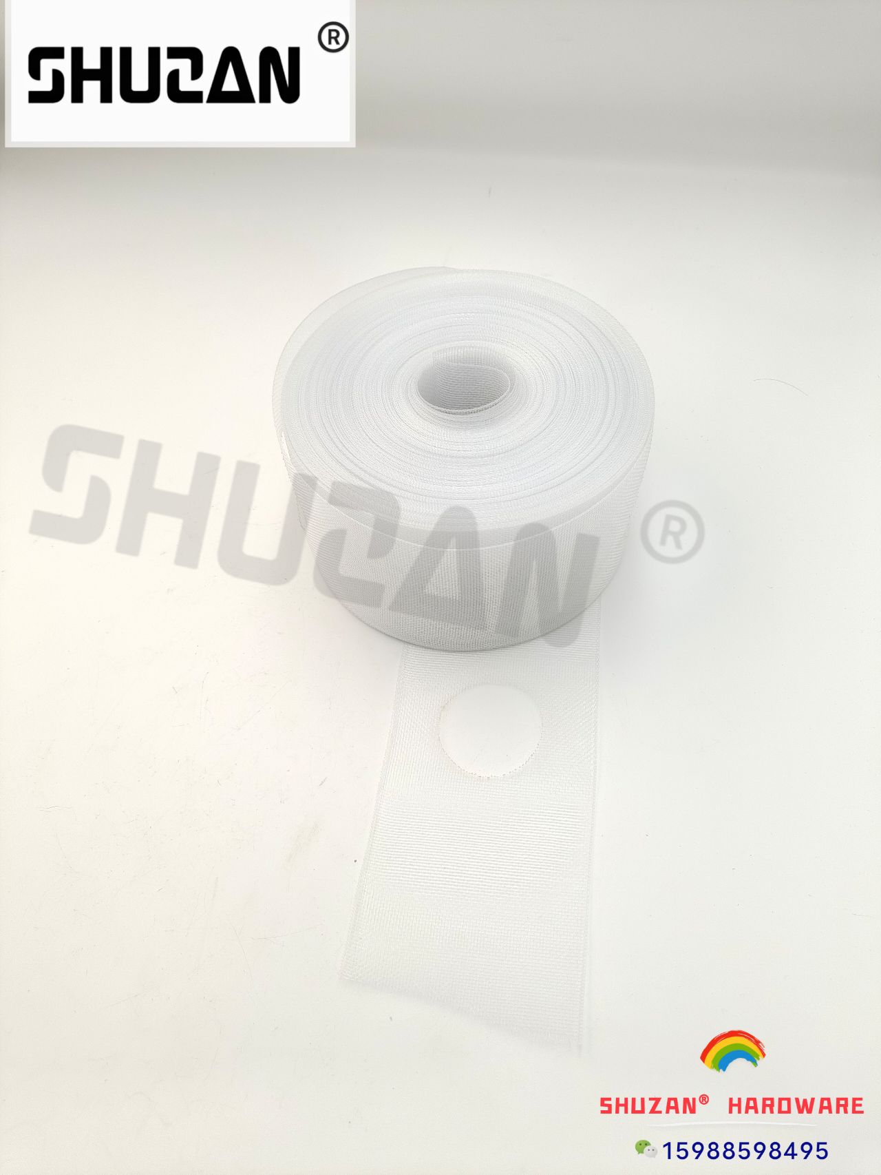 源头厂家 8cm/10cm加厚斜纹棉有纺窗帘布带现货批发 窗帘窗幔衬带 详情4