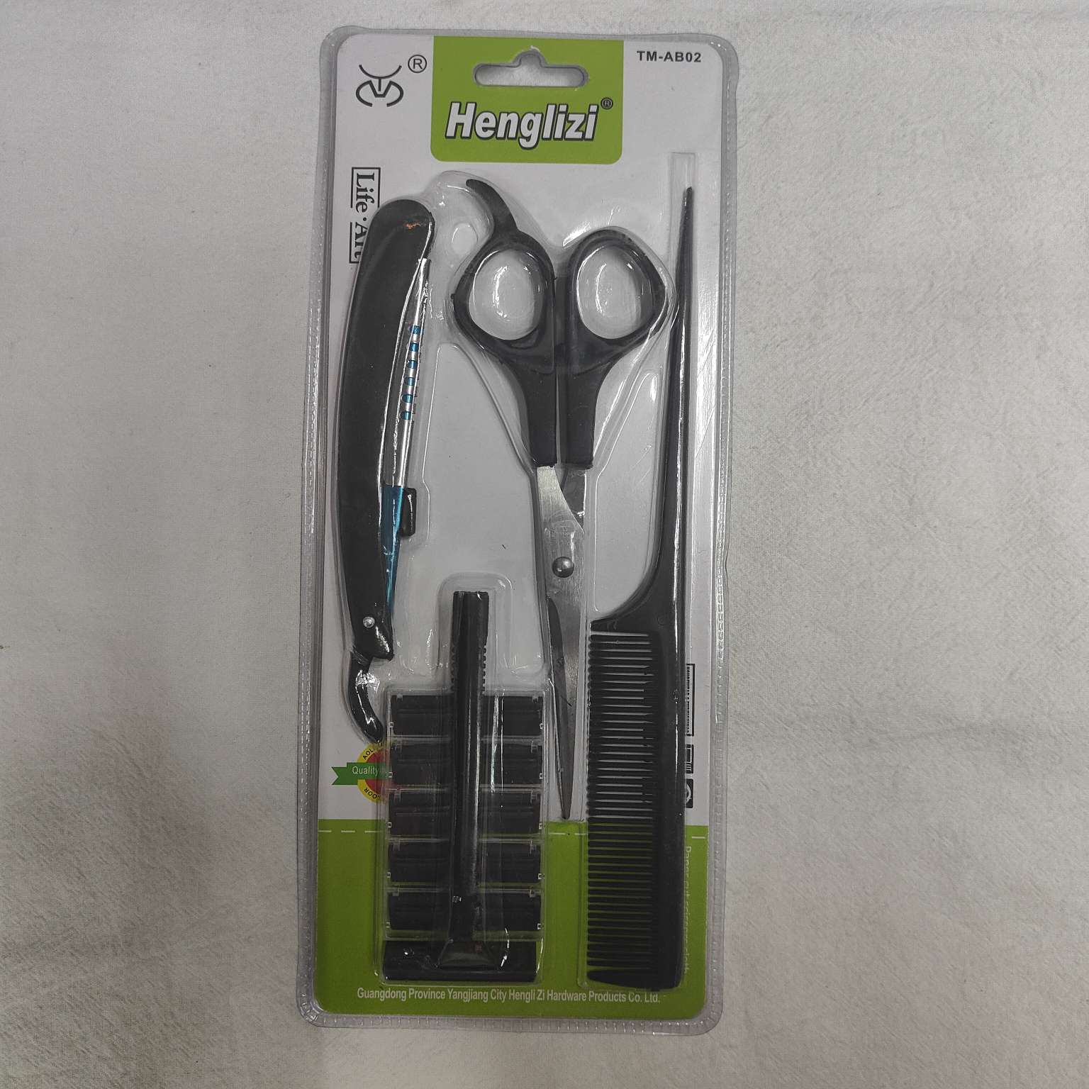 TM9019-2#5 set Beauty Salon Tools Razor Comb scissors Barber scissors 26414 Senderi Makeup tools