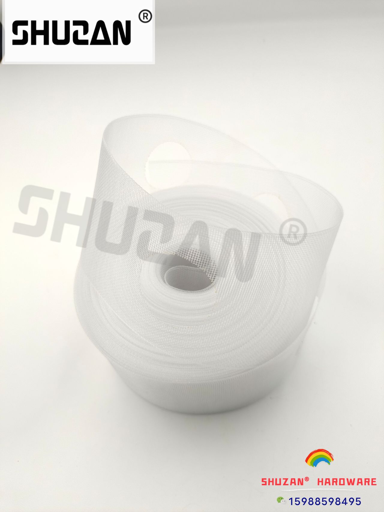 源头厂家 8cm/10cm加厚斜纹棉有纺窗帘布带现货批发 窗帘窗幔衬带 详情2