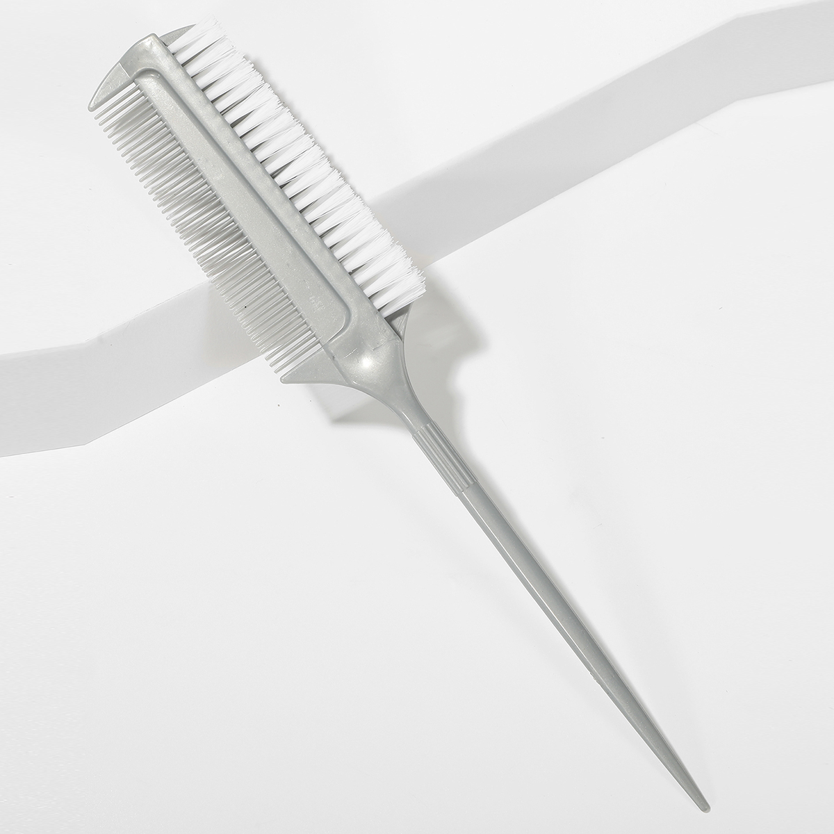 Hair dye comb, double-sided soft bristle brush, hair dye brush, hairdressing pointed tail hair dye brush pic 1