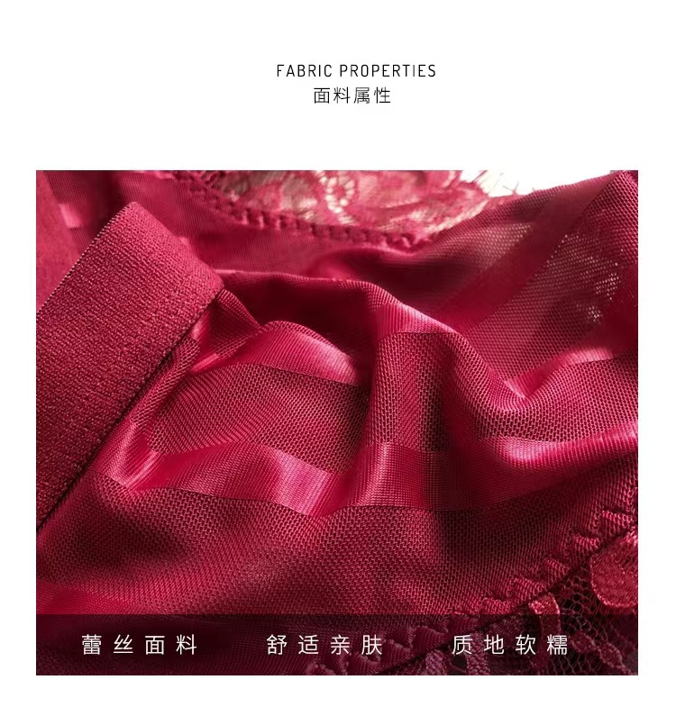 The Mystery of the Magic Box: European and American INS sexy peachy buttocks, high waist, fan-shaped eyelashes, lace trim, half T pants, thongs pic 13