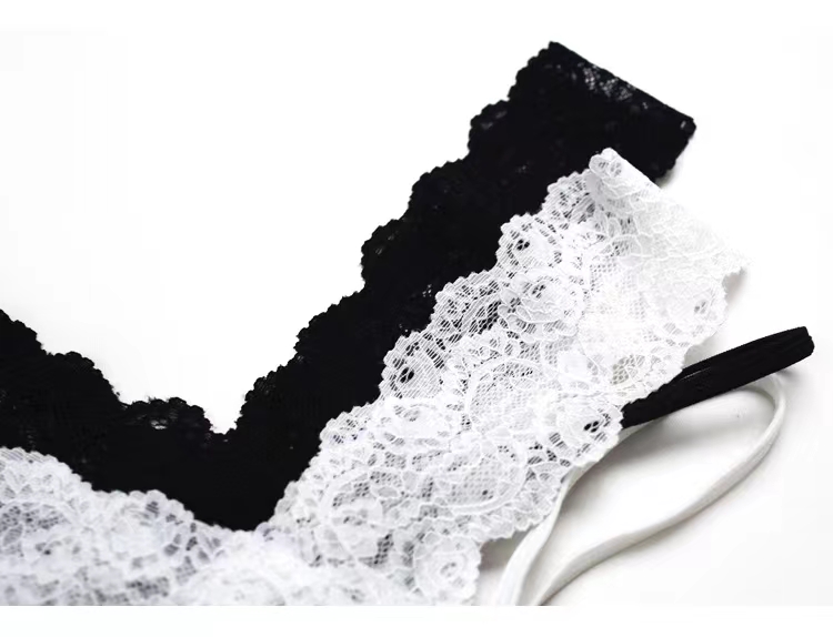 The Mystery of the Magic Box: European and American sexy V-shaped lace cutout elastic thin bands tempt low-waisted ladies in T-shaped T-pants pic 13