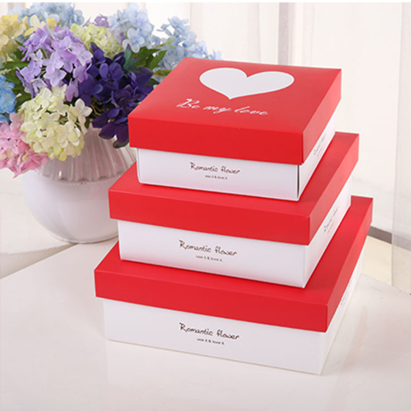 Love Folding Box Surprise Box Gift Box Diy Handmade Box Valentine's Day Mother's Day Father's Day Thanksgiving Available Specification drawing
