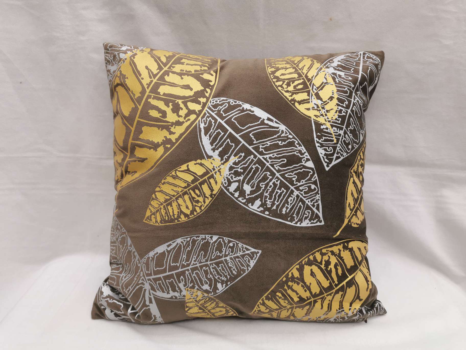 Two Color Hot Gold Silver Pillow Pillow Cover Cushion Cushion Cover Specification drawing