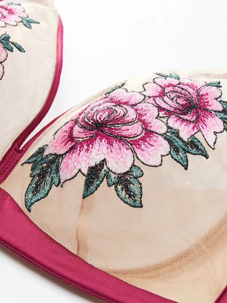 The Mystery of the Magic Box: A comfortable soft steel ring lingerie for women, a thin and sexy lace see-through bra with a top support for a larger chest and a slimmer look pic 7