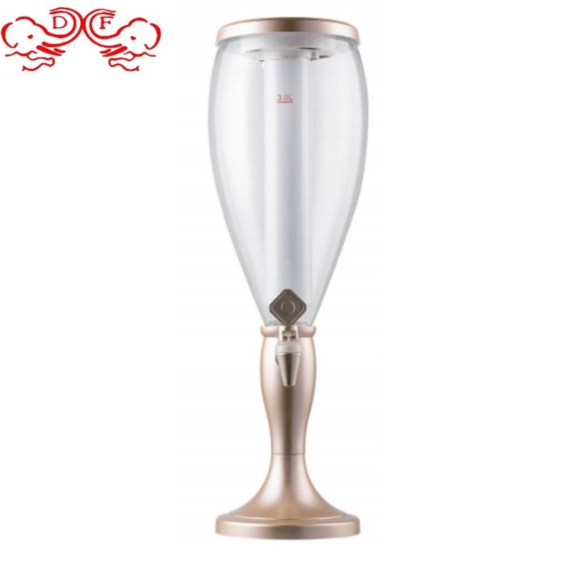 DF68746 Beer cannon bar special 3-liter wine tower light Cola barrel container Commercial beer barrel wine cannon barrel