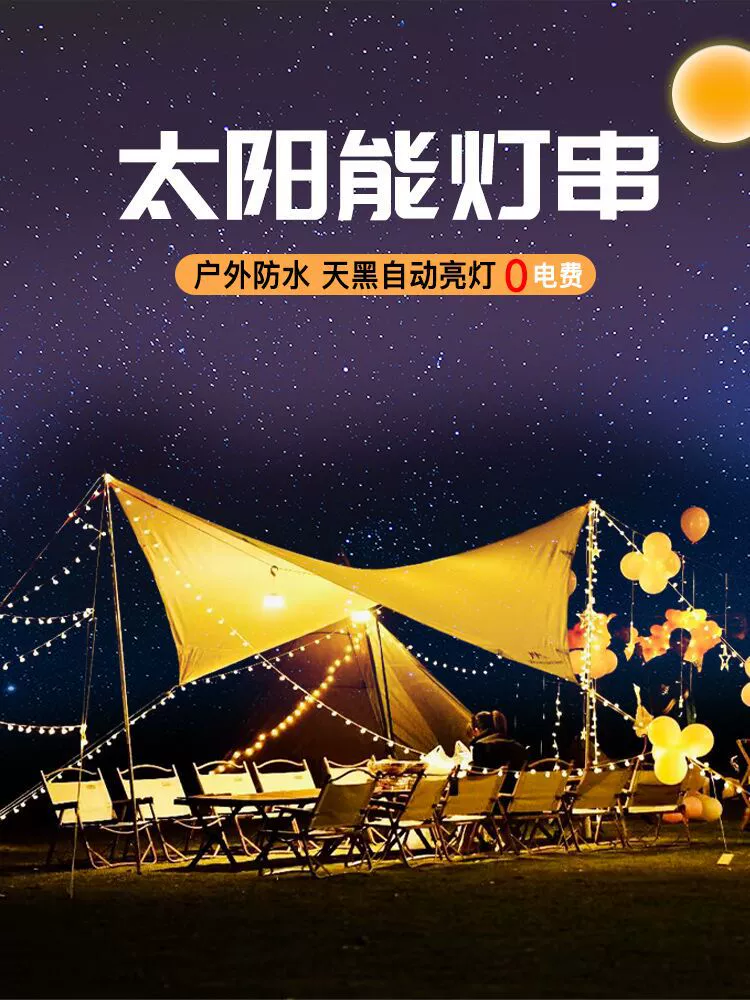 Xinbang Lighting Cross-Border Sales Decorative Lights Solar Camping Lights String Bubble Ball Outdoor Waterproof Courtyard Garden Decorative Ceiling Tent Atmosphere Led Color Lights Application Scenario