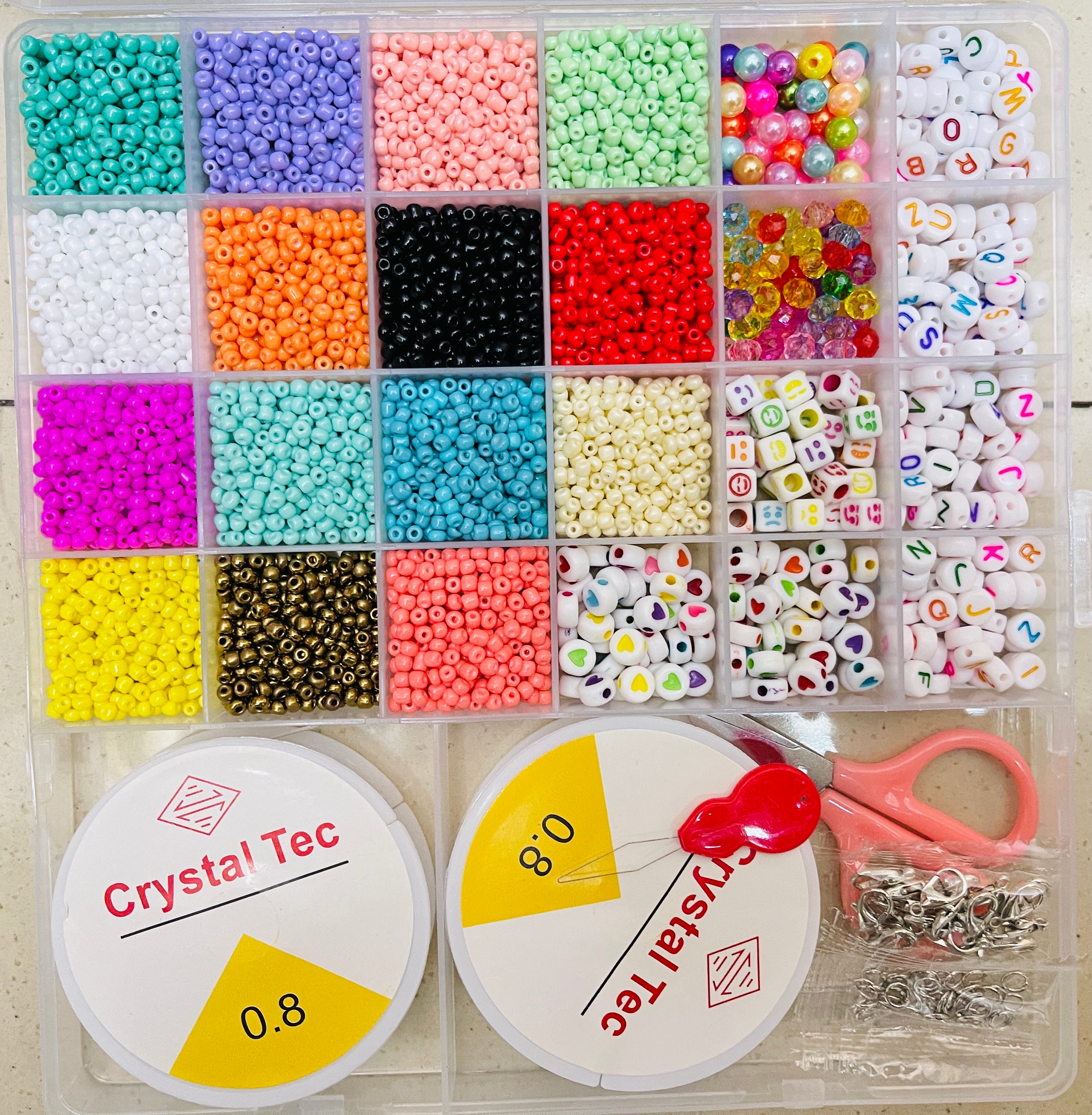 Cross-Border Hot Monogram Set Diy Jewelry Accessories Specification drawing