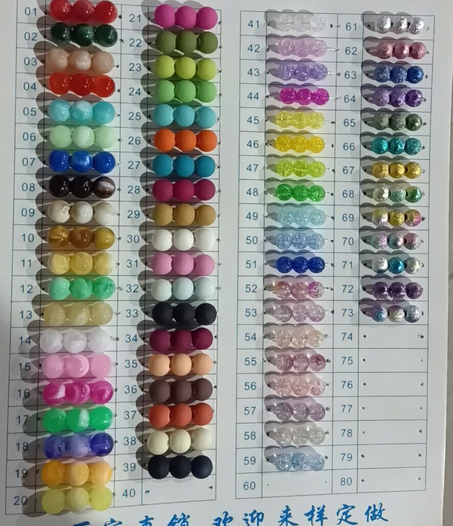 6-12Mm Acrylic Round Straight Hole Transparent Ab Color Diy Hand-Beaded Jewelry Accessories Magic Color Round Beads Wholesale Application Scenario