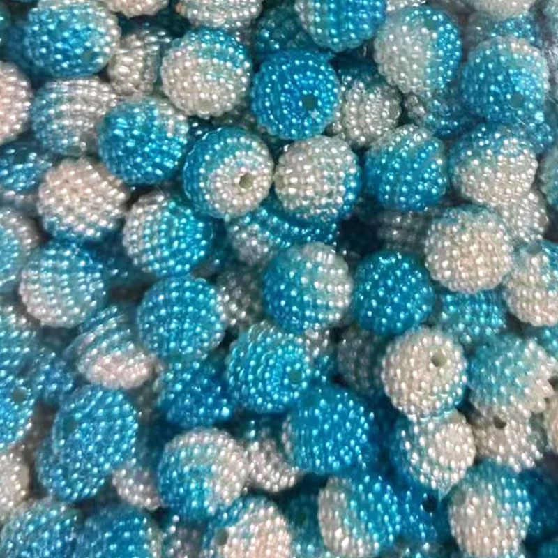 10Mm Color Bayberry Ball Full Star Flower Bouquet Material Gradient Beige White Abs Explosive Diy Accessories Specification drawing