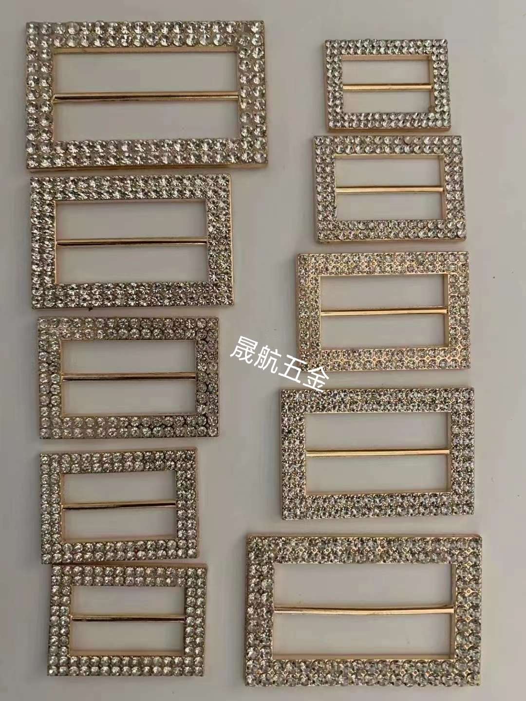 新款防晒帽调节扣八字锌合金九字内衣帽子配件调节日字扣 现货