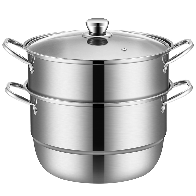 Steamer Stainless Steel Sleeve Pot Pot Pot Stock Pot Non-Stick Pan 5 Film Item Picture