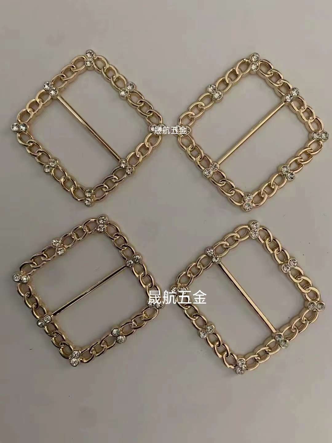 新款防晒帽调节扣八字锌合金九字内衣帽子配件调节日字扣现货产品图