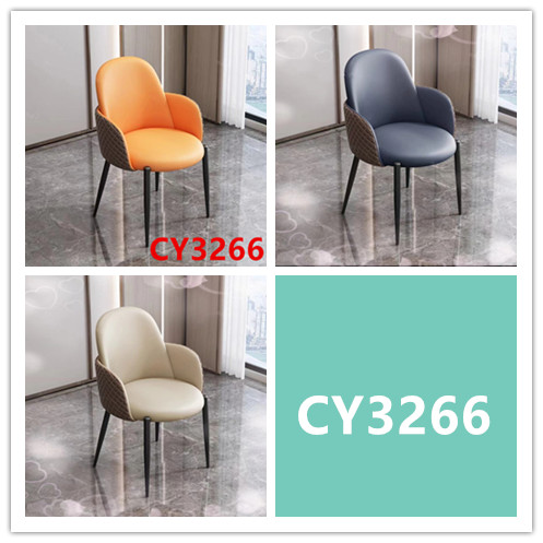 吕字家具-北欧餐椅家用椅子轻奢餐桌椅高级感现代简约酒店凳子餐厅铁艺椅子详情10