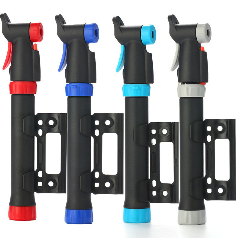 CMPB-02B Air pump (PVP-001) American French mouth convenient mini bicycle pump Plastic air pump household mountain bike battery bicycle pump
