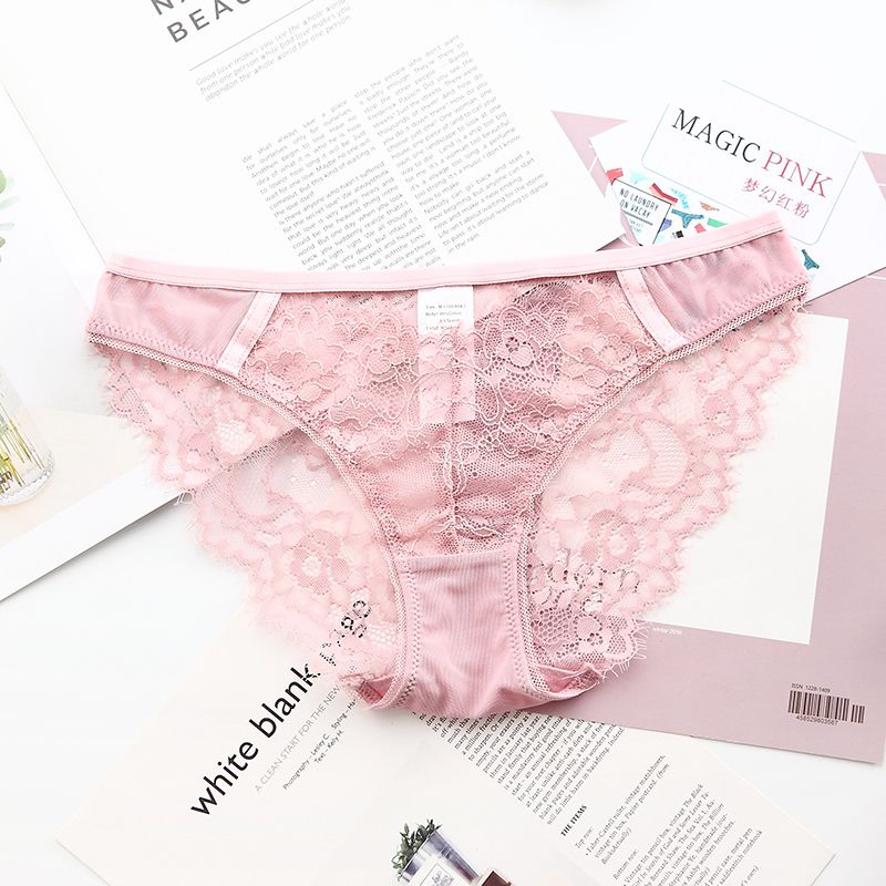 The Mystery of the Magic Box: Lace Sexy, Comfortable, Breathable, lightweight Eyelash lace triangle Underwear Item Picture