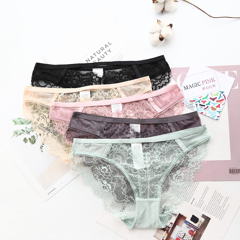 The Mystery of the Magic Box: Lace Sexy, Comfortable, Breathable, lightweight Eyelash lace triangle Underwear