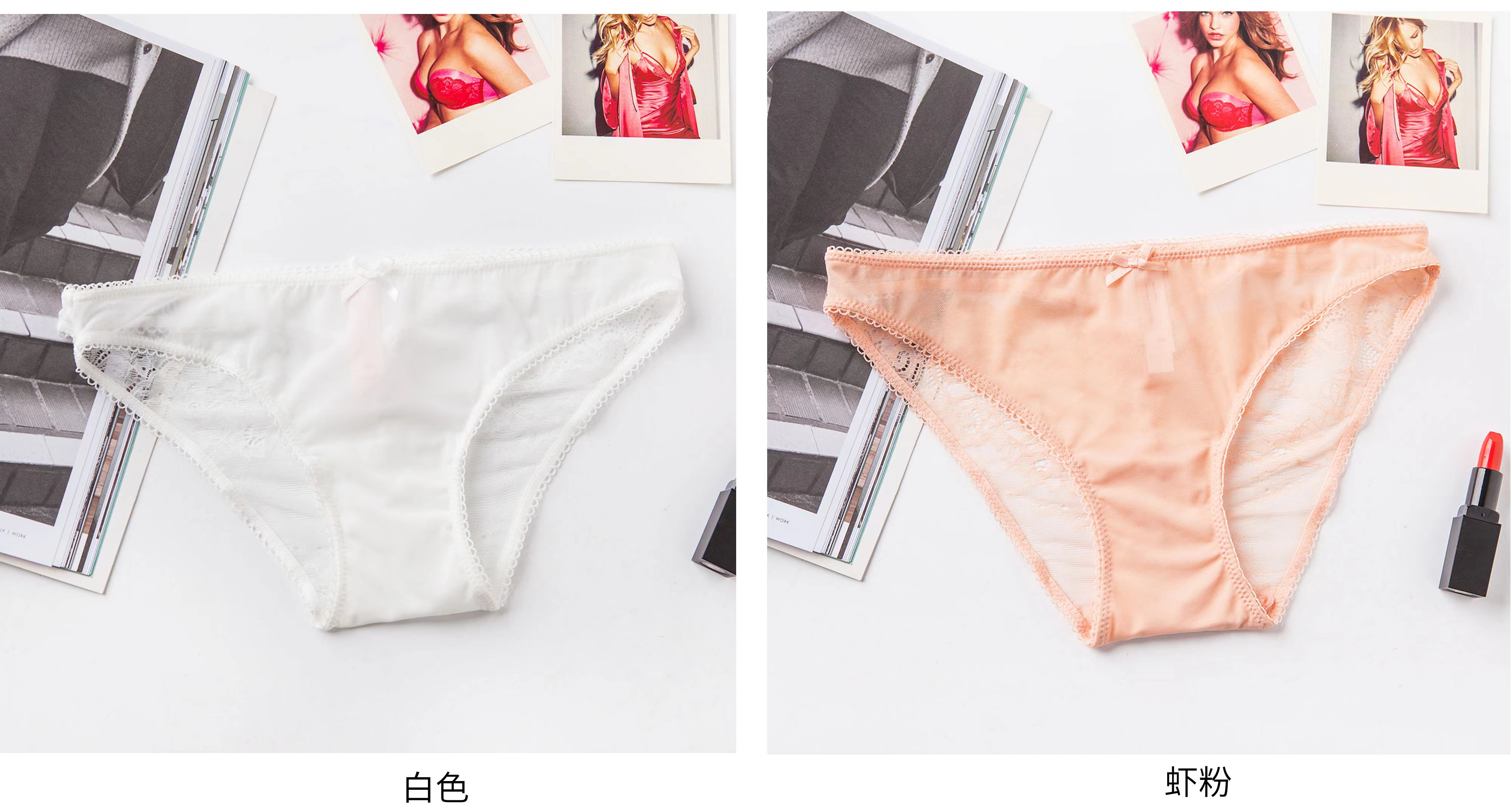 The Mystery of the Magic Box: Seductive, transparent, low-waisted, cut-out, ultra-thin, comfortable lace underwear for ladies pic 4