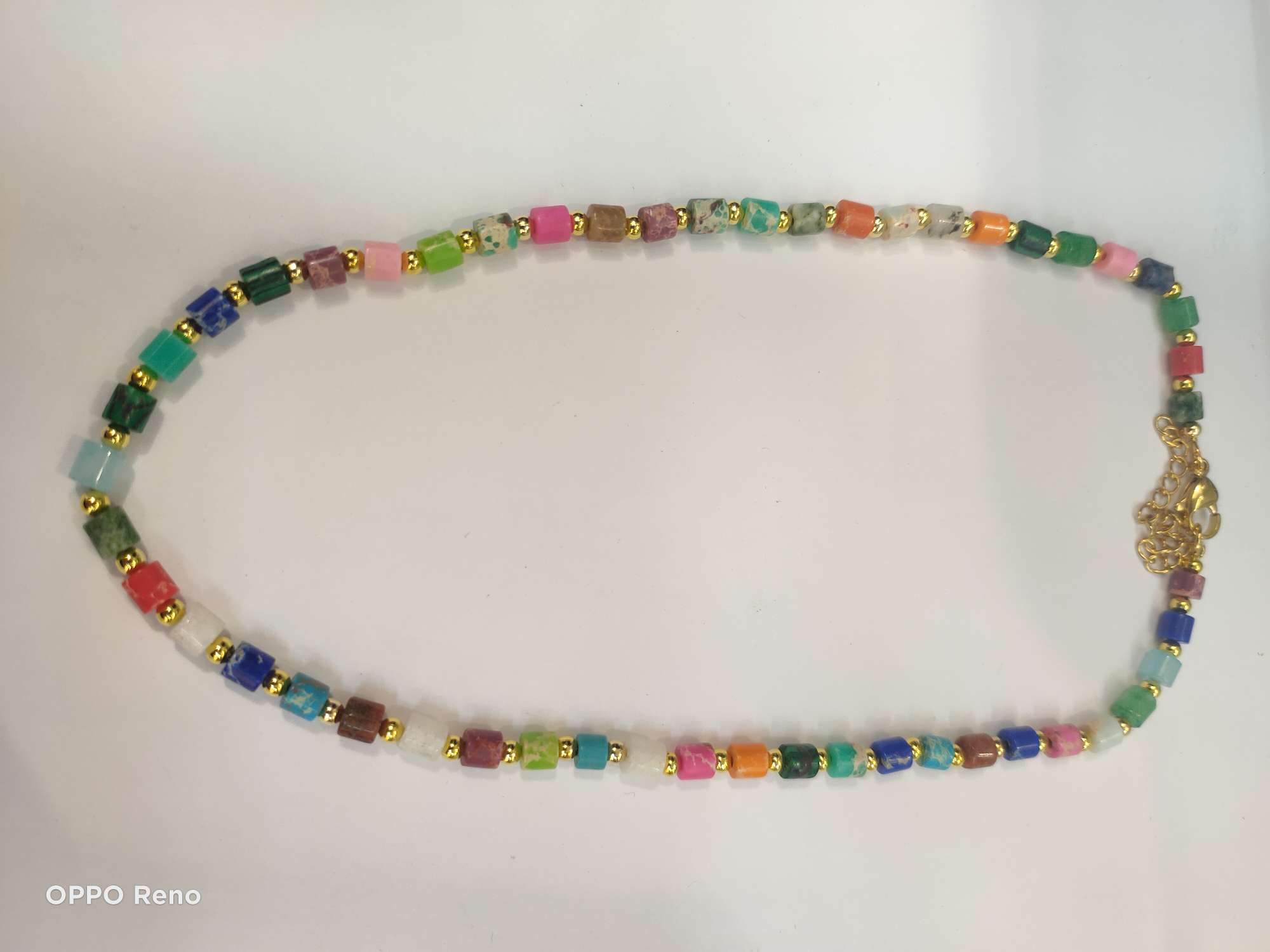 石头不锈钢珍珠黑胆石流行项链饰品项链珍珠项链详情图5