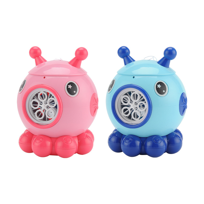 Children's outdoor multi-hole bubble machine, owl and octopus bubble toys, cross-border street stall, popular toys, lighting and music Item Picture