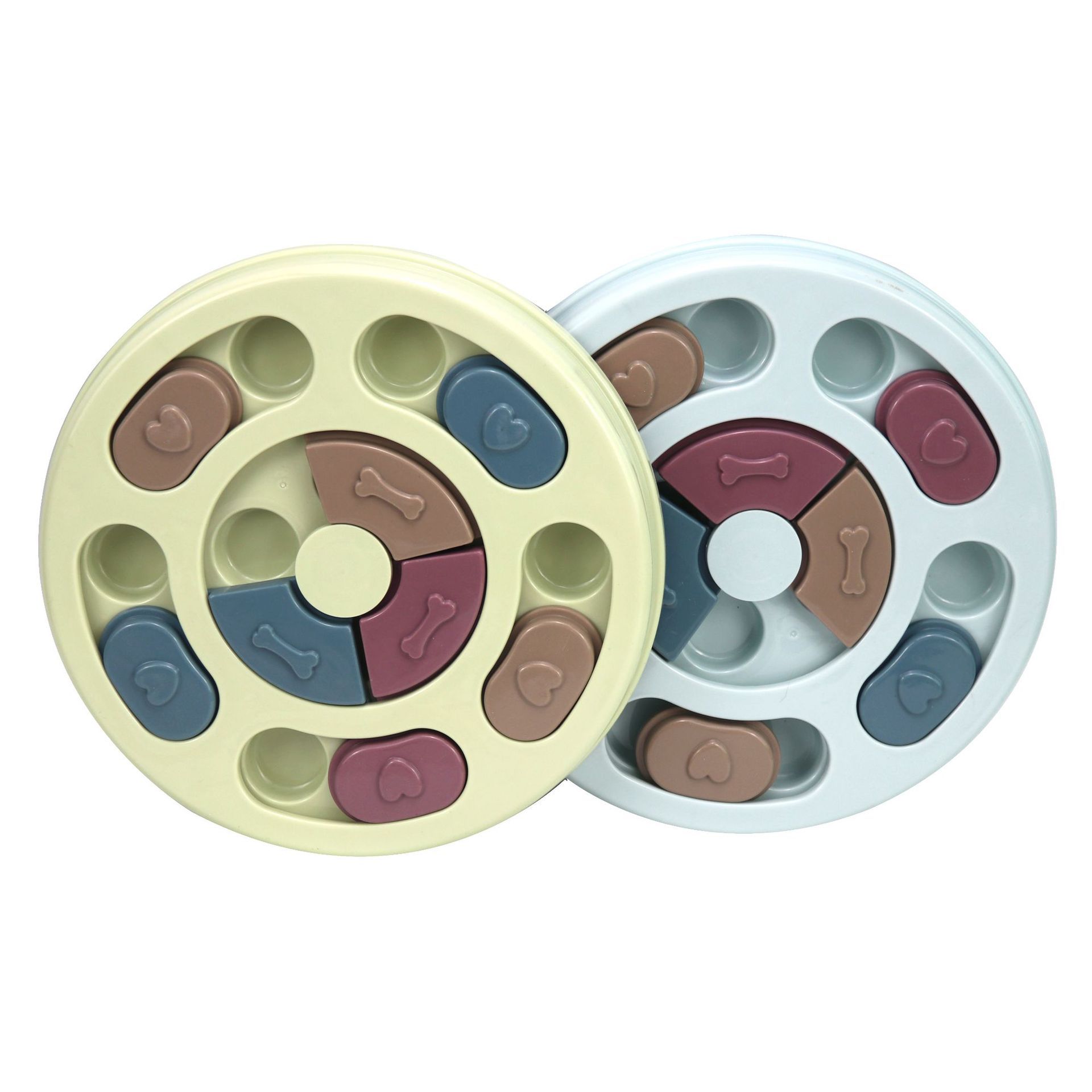 Pet slow food bowl, dog food leakage prevention and choking, educational toy, interactive turntable, dog food utensils, slow food plate, pet supplies Item Picture