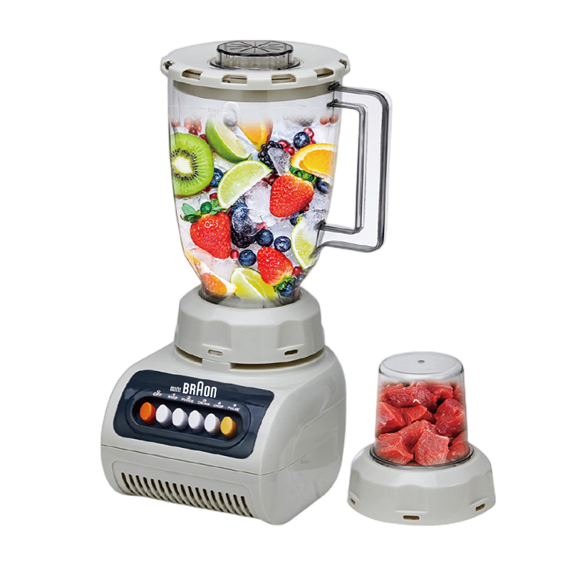 MINI BRAON blender 2in1家用多功能塑料果汁机搅拌机料理机带磨粉小杯详情3