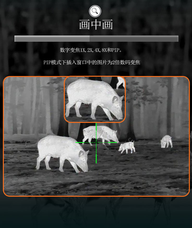 Free Tiger Thermal Imaging TH25 single-barrel high-definition imager, video tape guide rail, night vision goggles pic 16