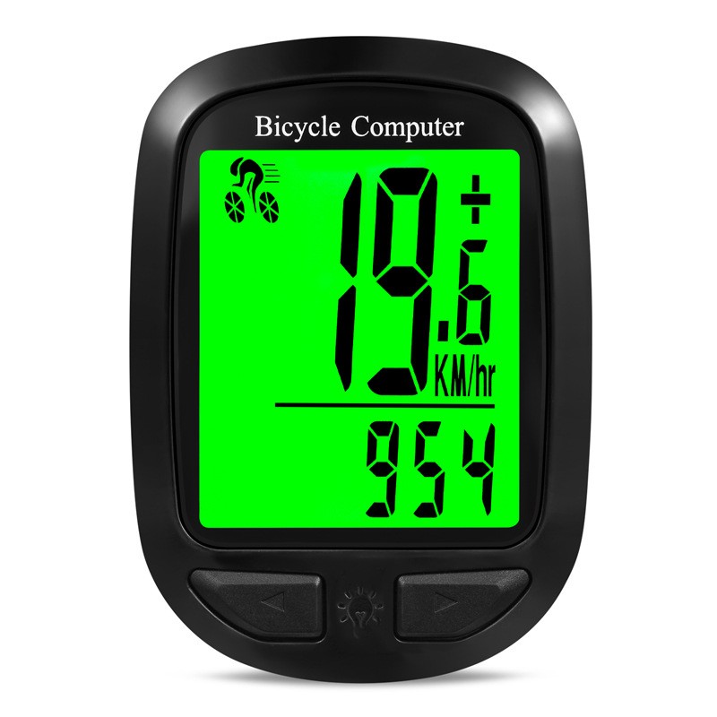 YD100-B Bicycle cable code meter in Chinese and English large screen touch backlight waterproof mountain bike code meter mileage meter speed meter
