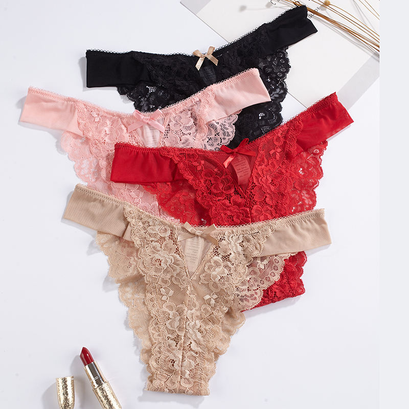 Magic box mystery sexy seductive thong comfortable skin-friendly thin breathable lace girl thong