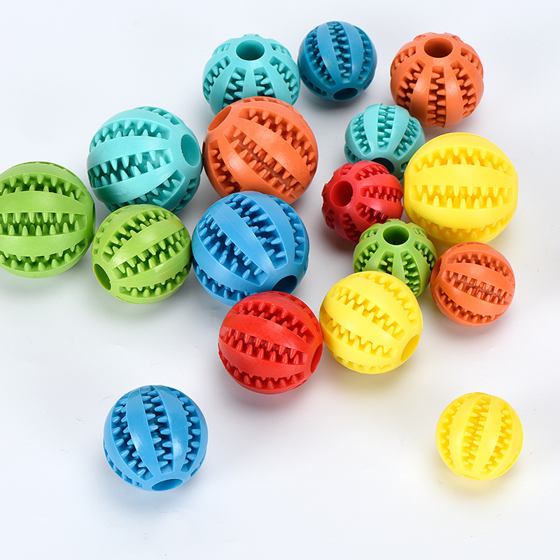 Pet toys, dog watermelon leaky ball, stress-relieving self-entertainment, elastic rubber ball, teeth grinding and cleaning, durable pet products Item Picture