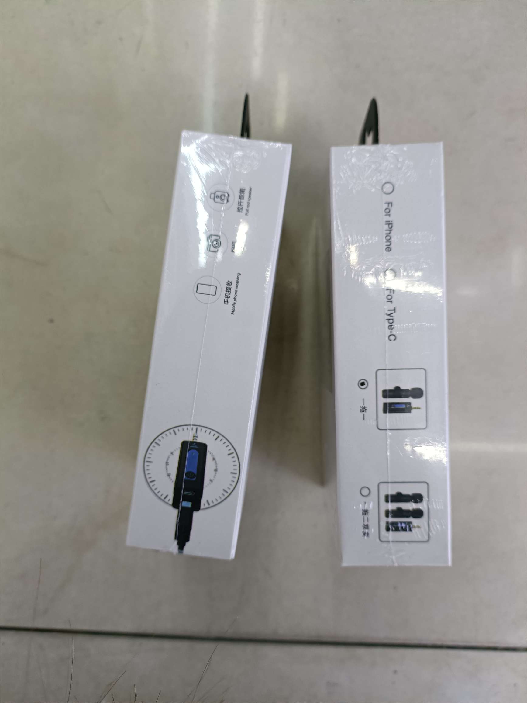 K35 Single label one tow one double label one tow two collar microphones Single microphone two microphones Specification drawing