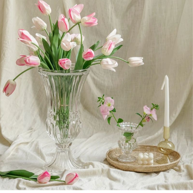 Yuxing Classic thickened transparent Glass Vase, European-style hydroponic flower home decoration, living room glass vase factory direct sales, wholesale and retail pic 9