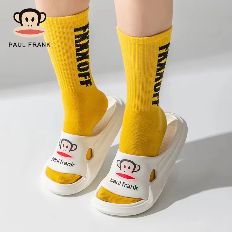 EVA high elastic rubber plastic material high quality home slippers burst single women's shoes