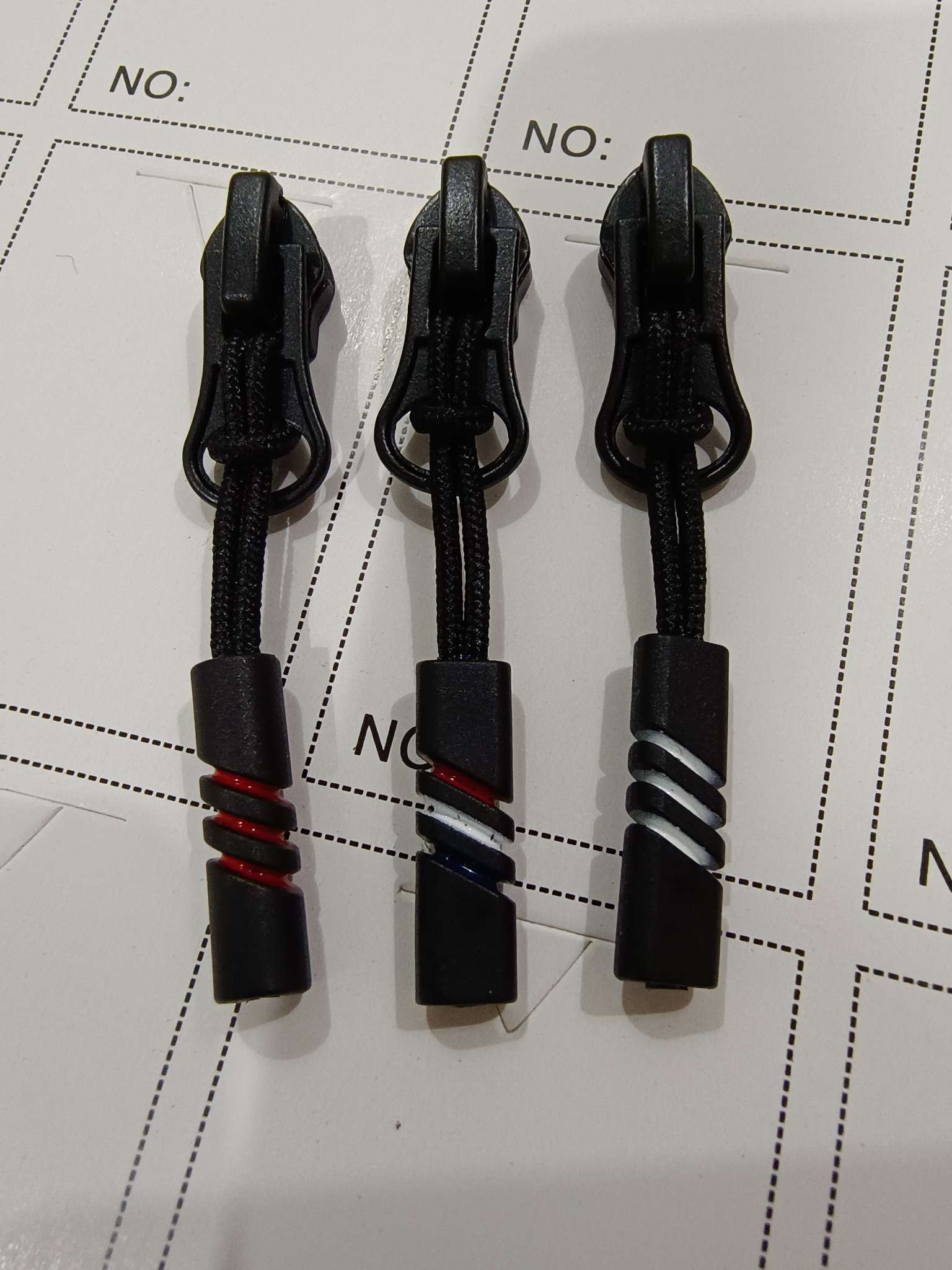 拉链头绳子，提花，打结绳子拉绳拉头 厂家直销产品图