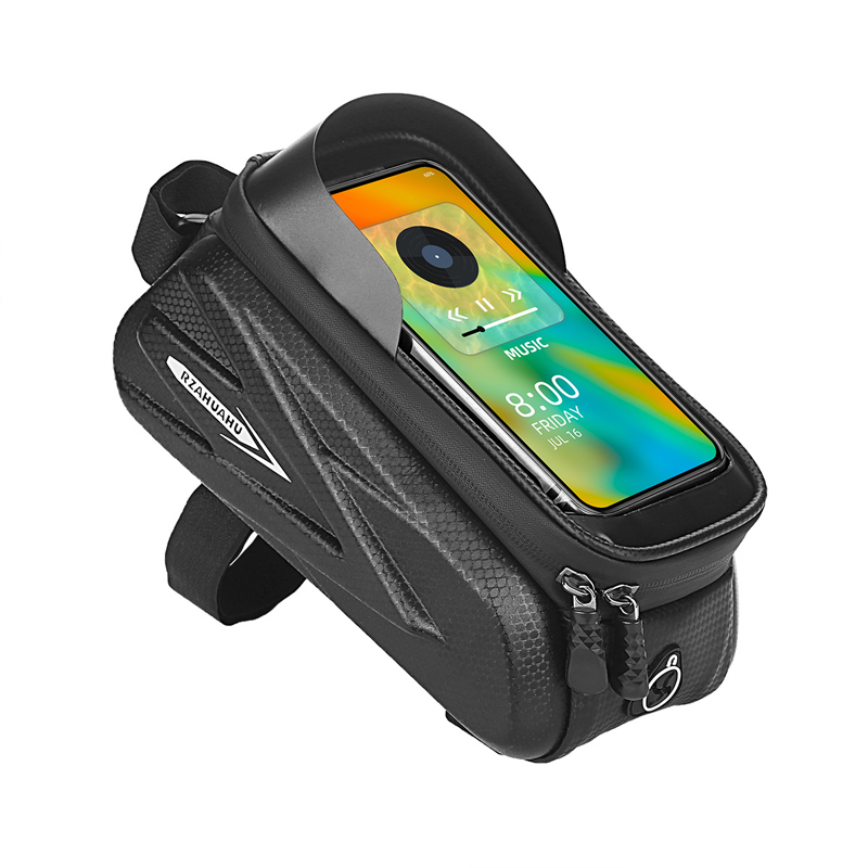 YA404 hard shell upper tube cover bicycle hard shell cover front beam cover mountain bike mobile phone touch screen upper tube cover saddle cover frame cover front crossbeam cover details Picture