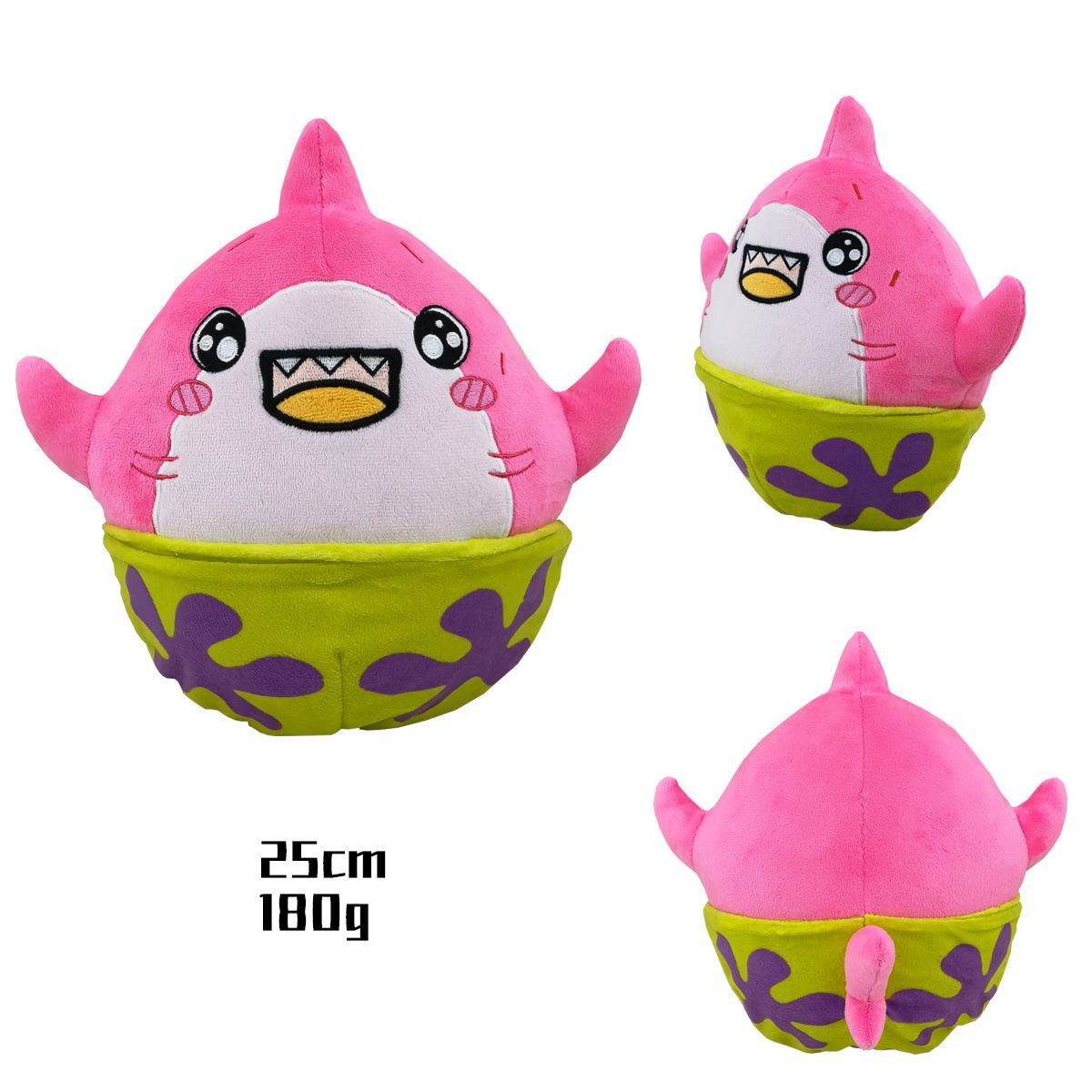 The new cross-border lankybox transforms into a cat-shaped paper box, a plush pillow, a paper box head cover, and a plush toy doll pic 3