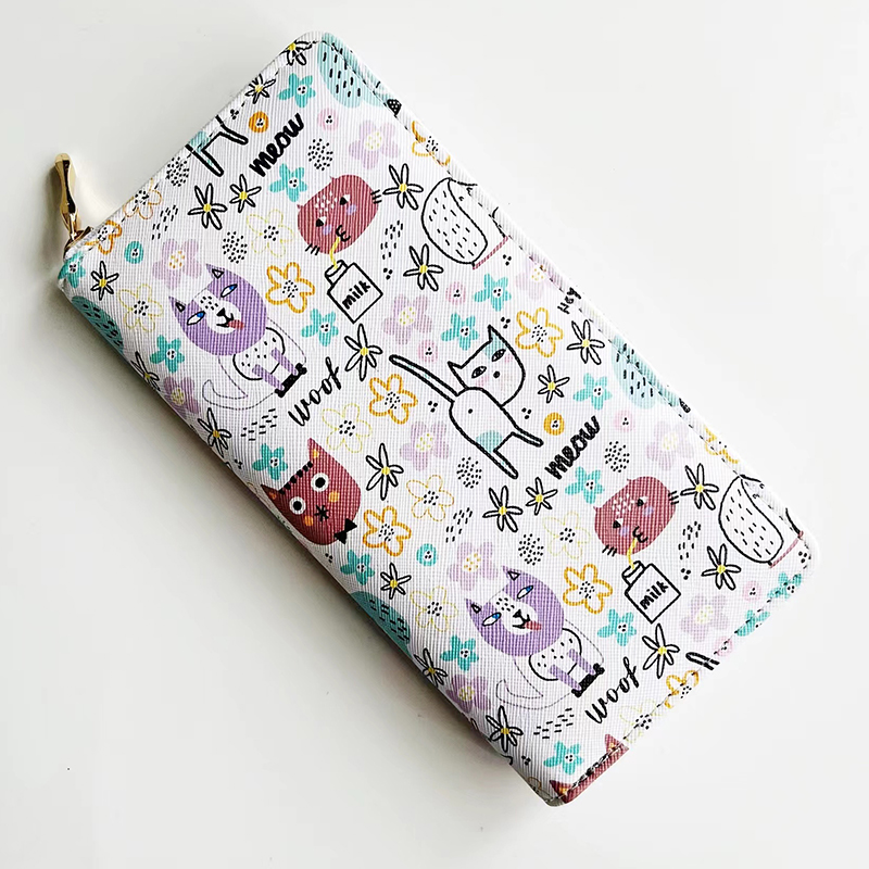 义乌工厂数吗印花流行趋势可定制图案学生钱包欧美证件包小物件包详情2