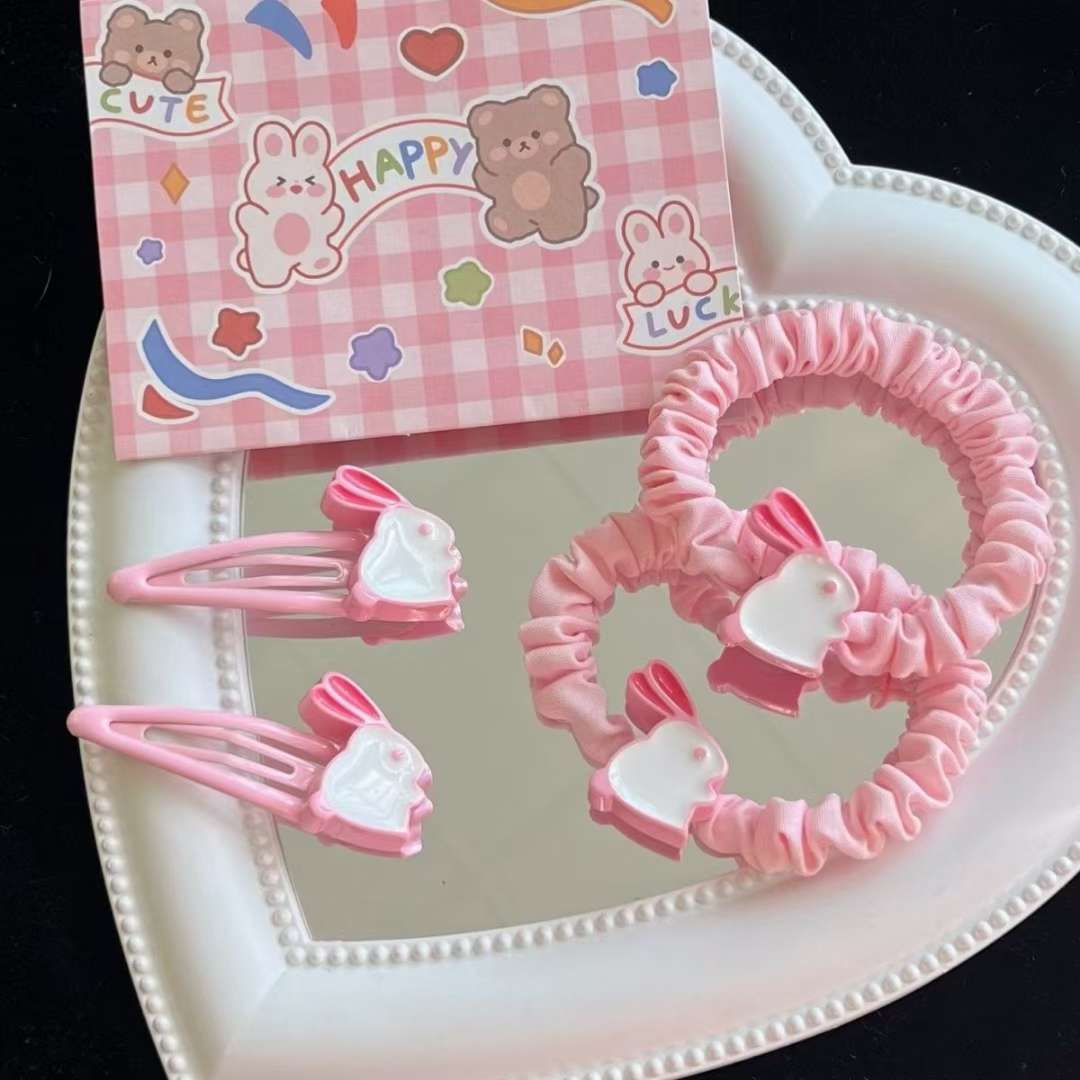 韩版拼接发圈女士简约时尚头饰 发绳头绳女士韩版拼接 发饰头饰韩版女士拼接饰品