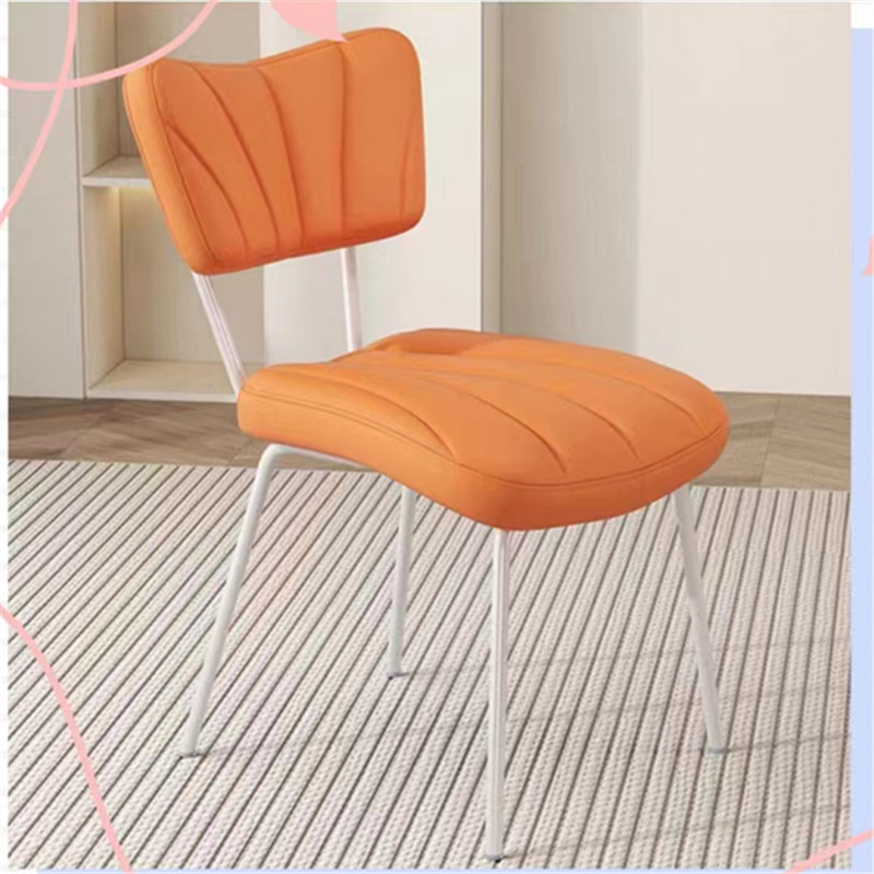 Lv Character Furniture - Nordic Dining Chair Home Back Light Luxury Dining Table Chair Advanced Sense Of Modern Simple Hotel Stool Restaurant Iron Chair Specification drawing